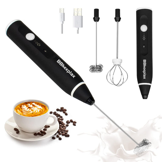 Original Rechargeable Coffee Beater - Electric Coffee Mixer Rechargeable Milk Shaker Maker - 2 in 1 Electric Egg Beater Coffee - USB Adjustable Electric Blender